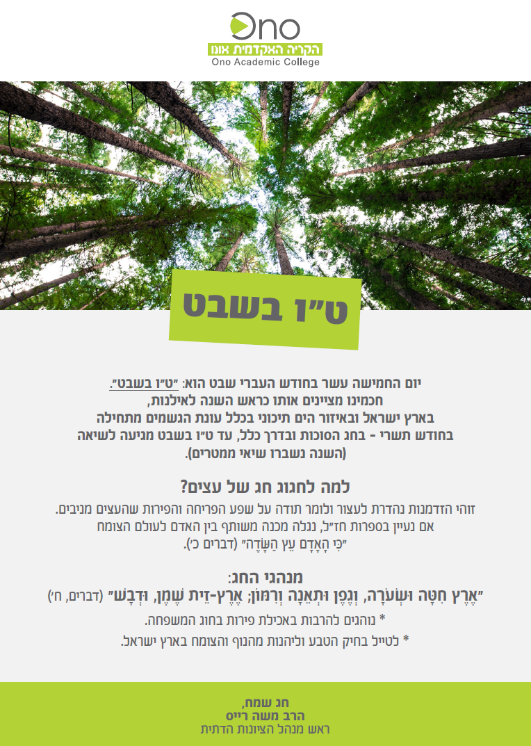 Jewish Arbor Day