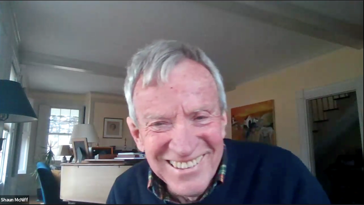 Prof. Shaun McNiff at Ono Salon