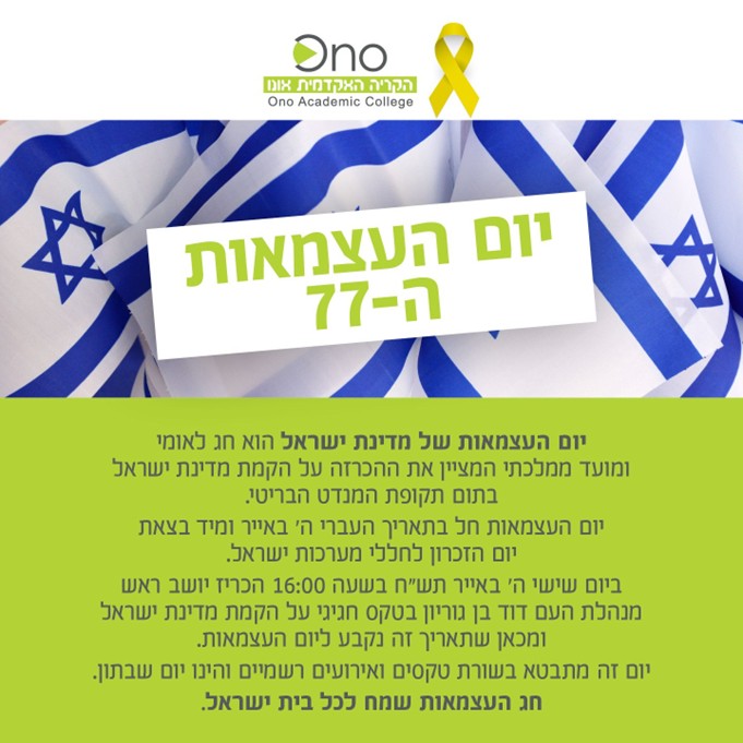 Ono Independence Day Card 2025