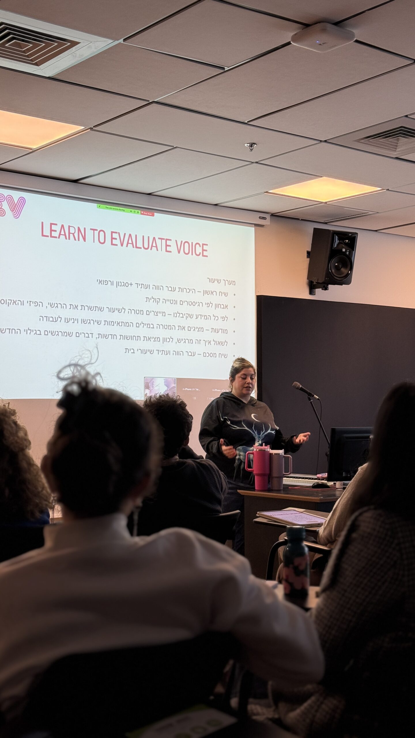 לב הקול - קורס מתקדמים חד פעמי